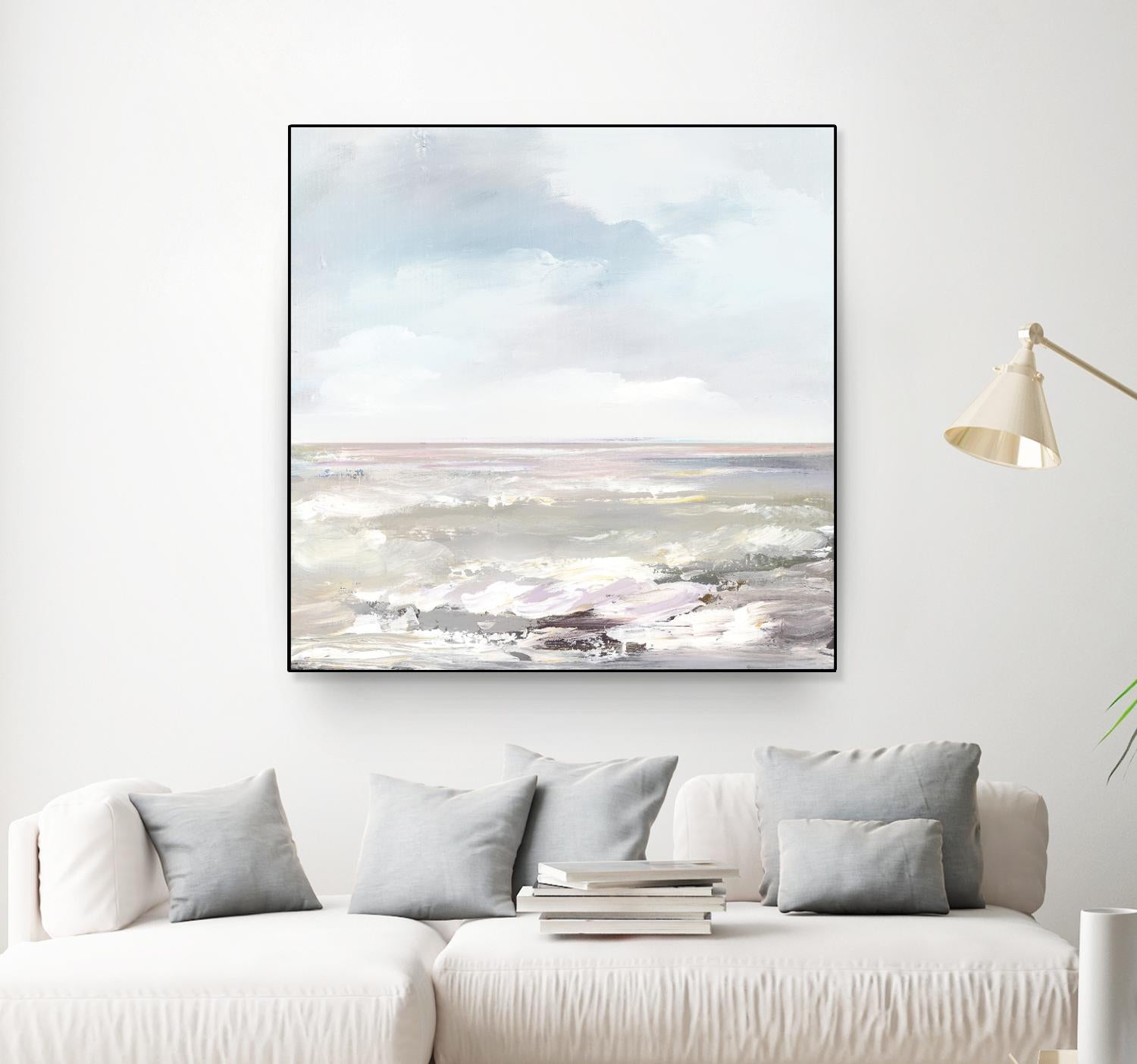 Beneath the Sky I by Valeria Mravyan on GIANT ART - pink abstract