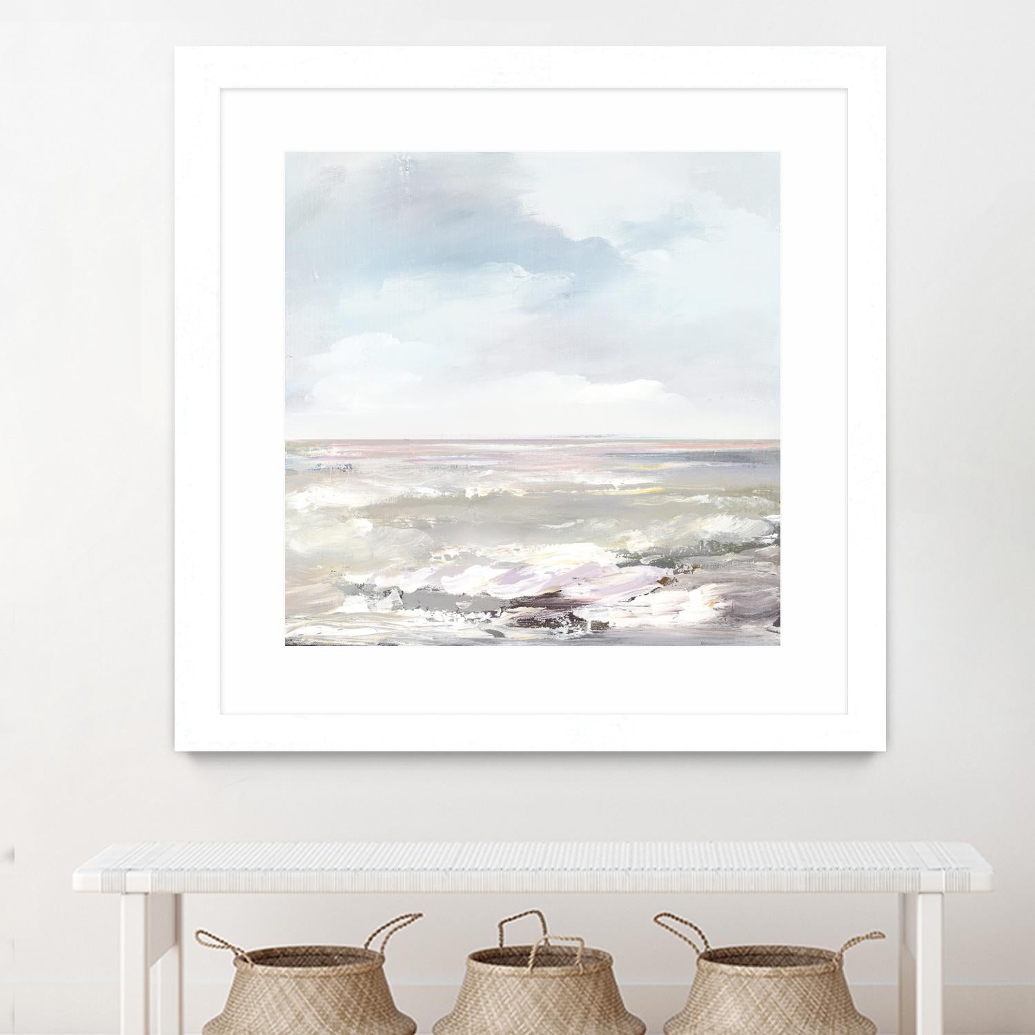 Beneath the Sky I by Valeria Mravyan on GIANT ART - pink abstract