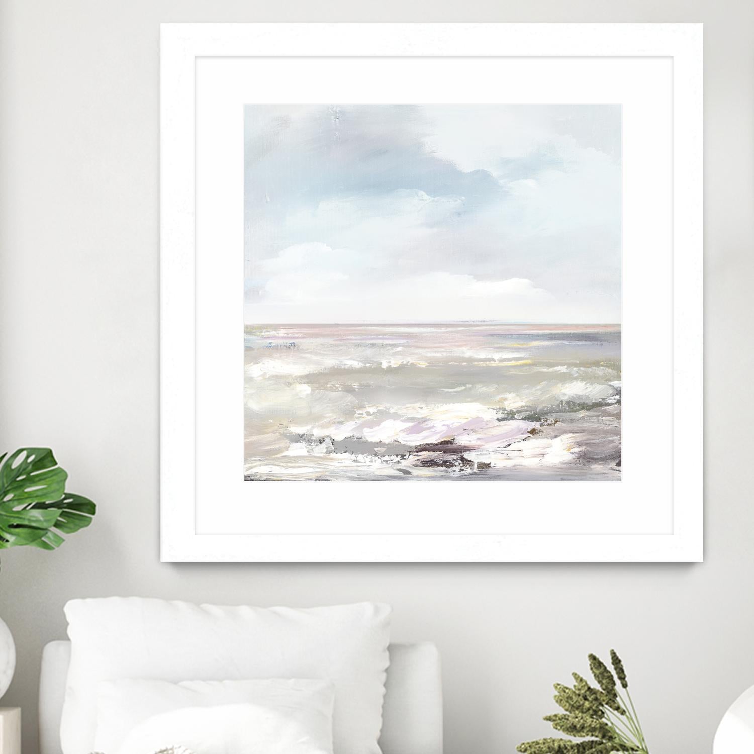 Beneath the Sky I by Valeria Mravyan on GIANT ART - pink abstract