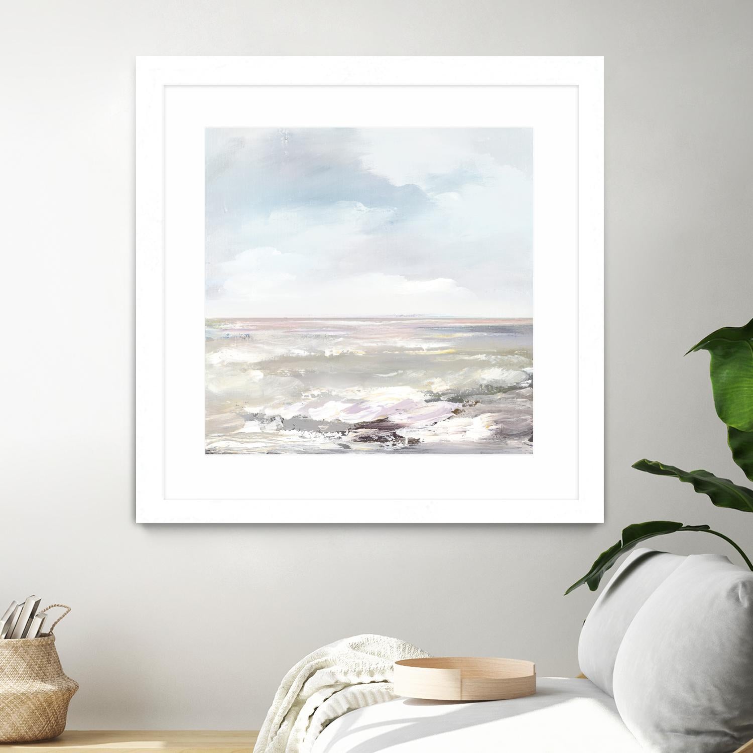 Beneath the Sky I by Valeria Mravyan on GIANT ART - pink abstract