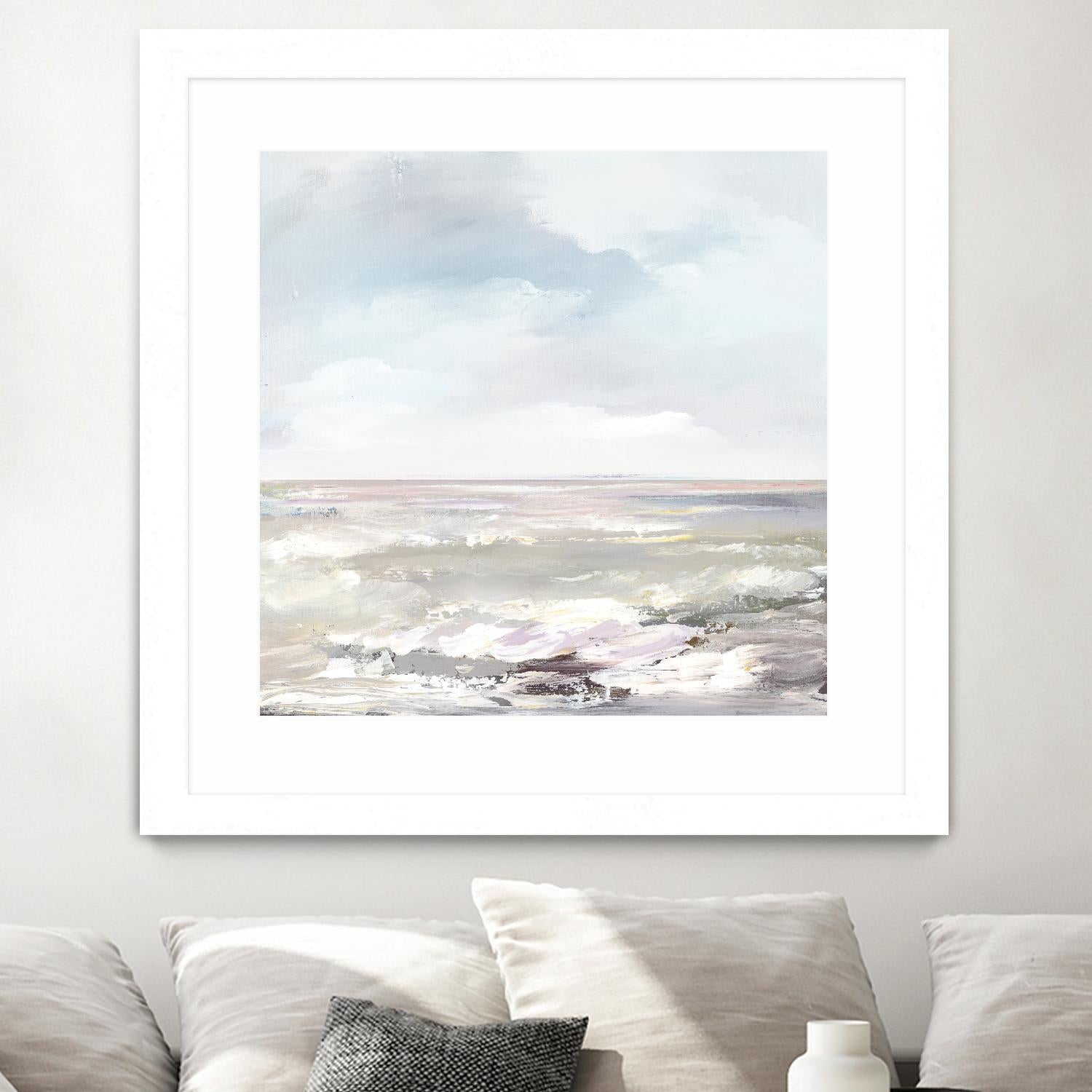 Beneath the Sky I by Valeria Mravyan on GIANT ART - pink abstract