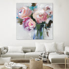 Bouquet II by Valeria Mravyan on GIANT ART - pink floral