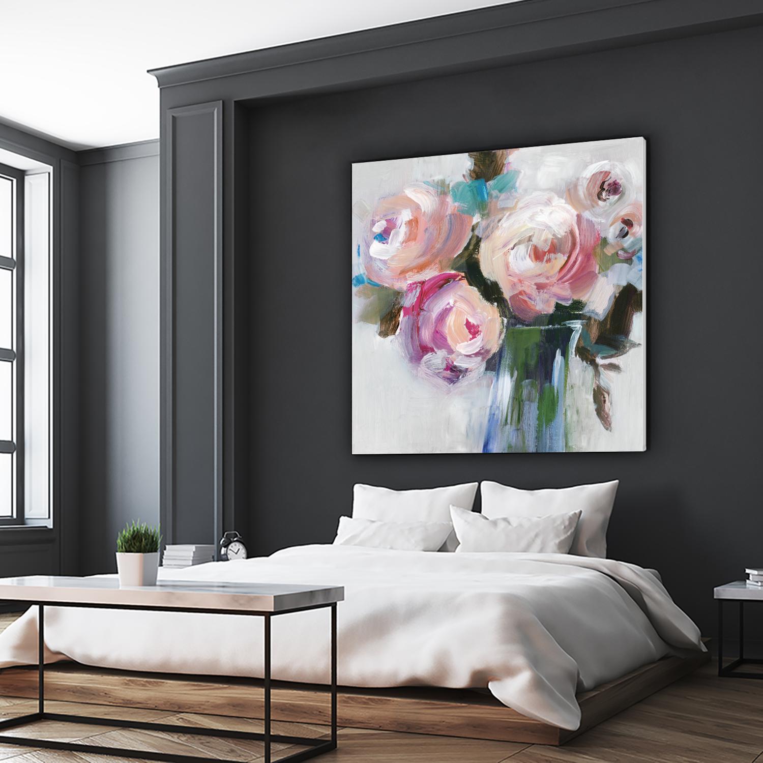 Bouquet II by Valeria Mravyan on GIANT ART - pink floral