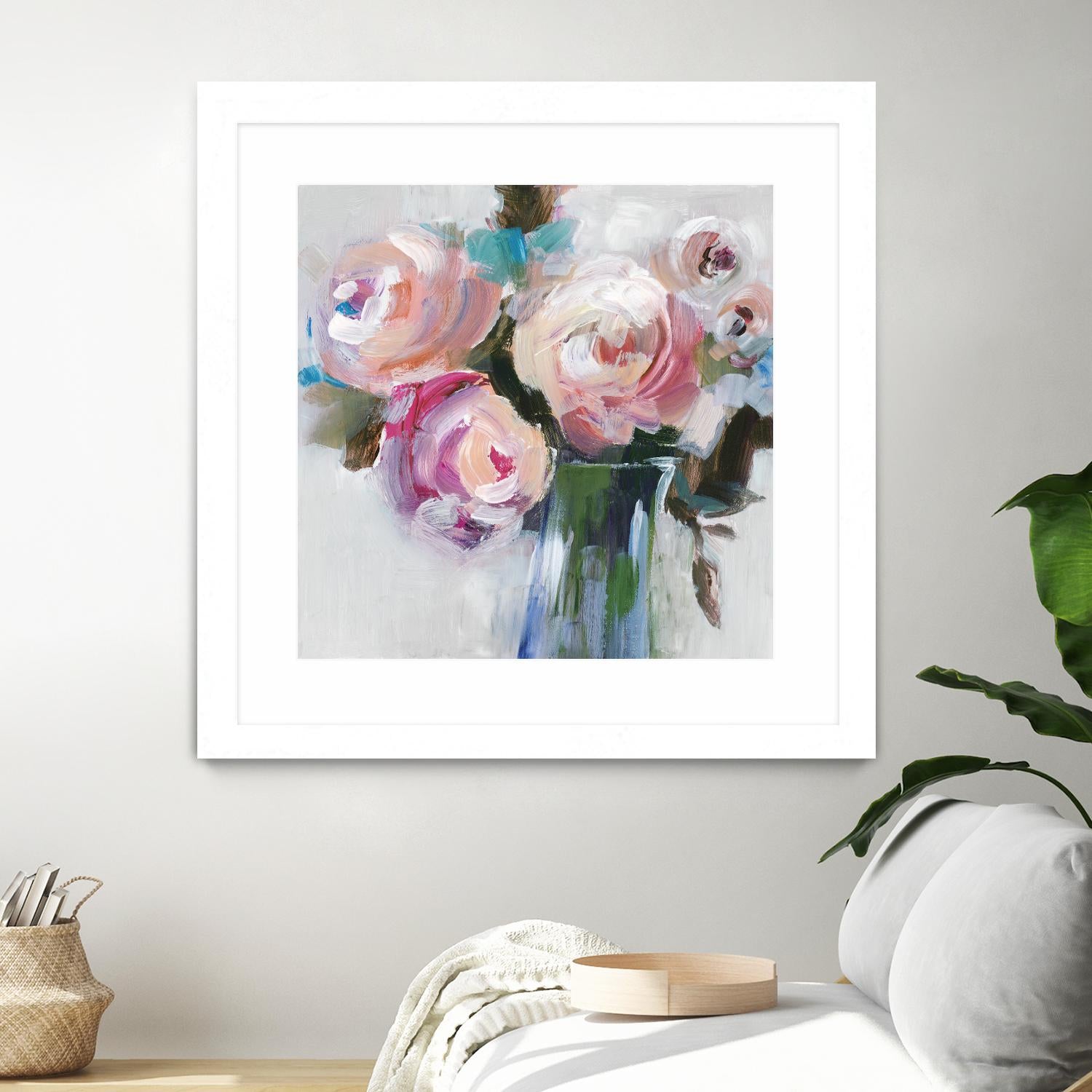 Bouquet II by Valeria Mravyan on GIANT ART - pink floral