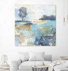 Rocky Fields by Valeria Mravyan on GIANT ART - blue abstract