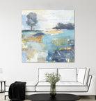 Rocky Fields by Valeria Mravyan on GIANT ART - blue abstract