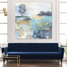 Rocky Fields by Valeria Mravyan on GIANT ART - blue abstract