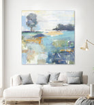Rocky Fields by Valeria Mravyan on GIANT ART - blue abstract