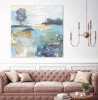 Rocky Fields by Valeria Mravyan on GIANT ART - blue abstract