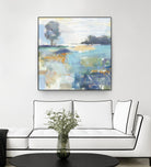 Rocky Fields by Valeria Mravyan on GIANT ART - blue abstract
