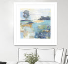 Rocky Fields by Valeria Mravyan on GIANT ART - blue abstract