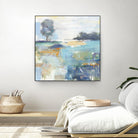 Rocky Fields by Valeria Mravyan on GIANT ART - blue abstract