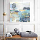 Rocky Fields by Valeria Mravyan on GIANT ART - blue abstract