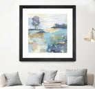 Rocky Fields by Valeria Mravyan on GIANT ART - blue abstract