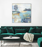 Rocky Fields by Valeria Mravyan on GIANT ART - blue abstract