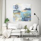 Rocky Fields by Valeria Mravyan on GIANT ART - blue abstract