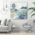 Rocky Fields by Valeria Mravyan on GIANT ART - blue abstract