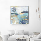 Rocky Fields by Valeria Mravyan on GIANT ART - blue abstract