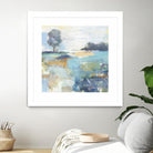 Rocky Fields by Valeria Mravyan on GIANT ART - blue abstract