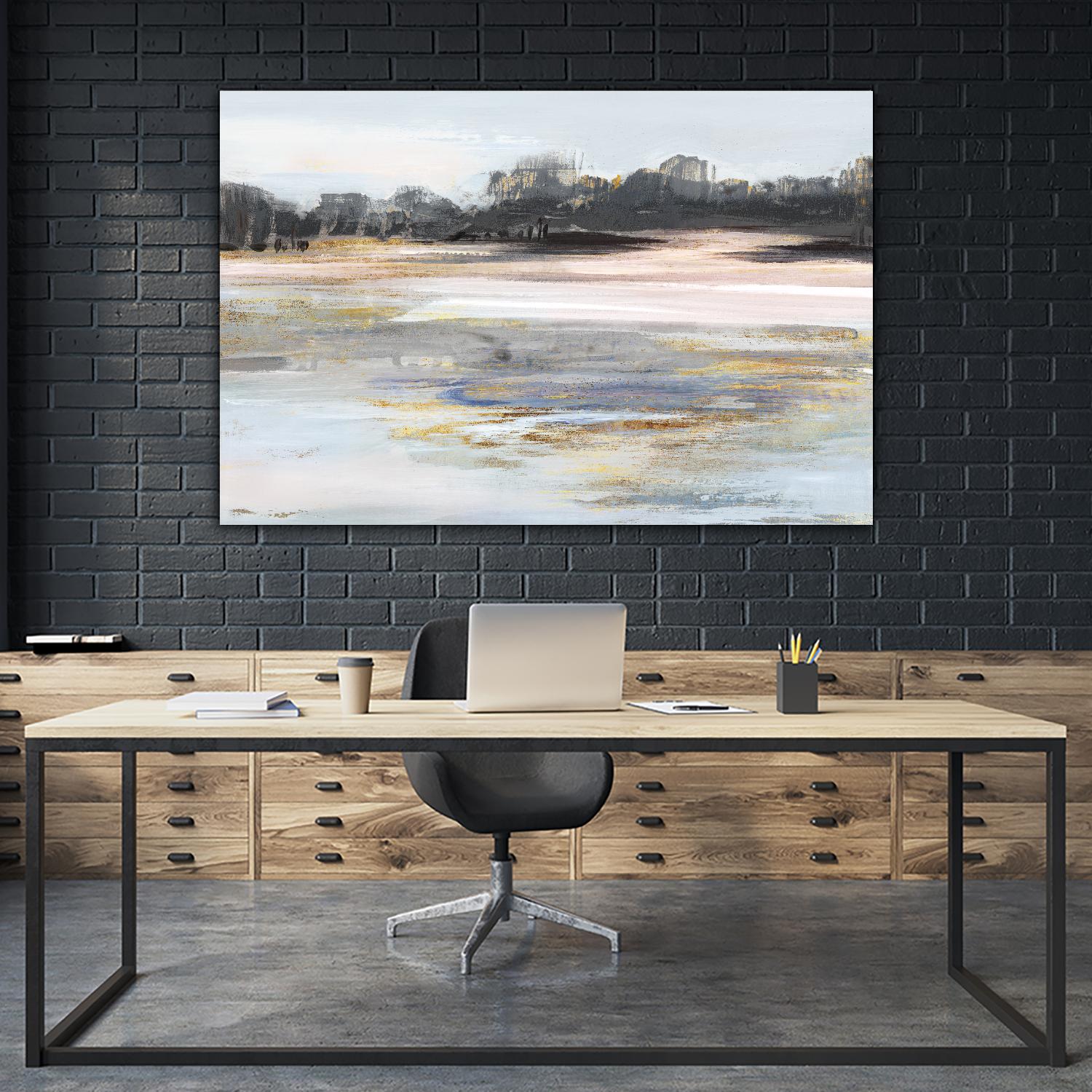 Organic Field II by Valeria Mravyan on GIANT ART - black landscape