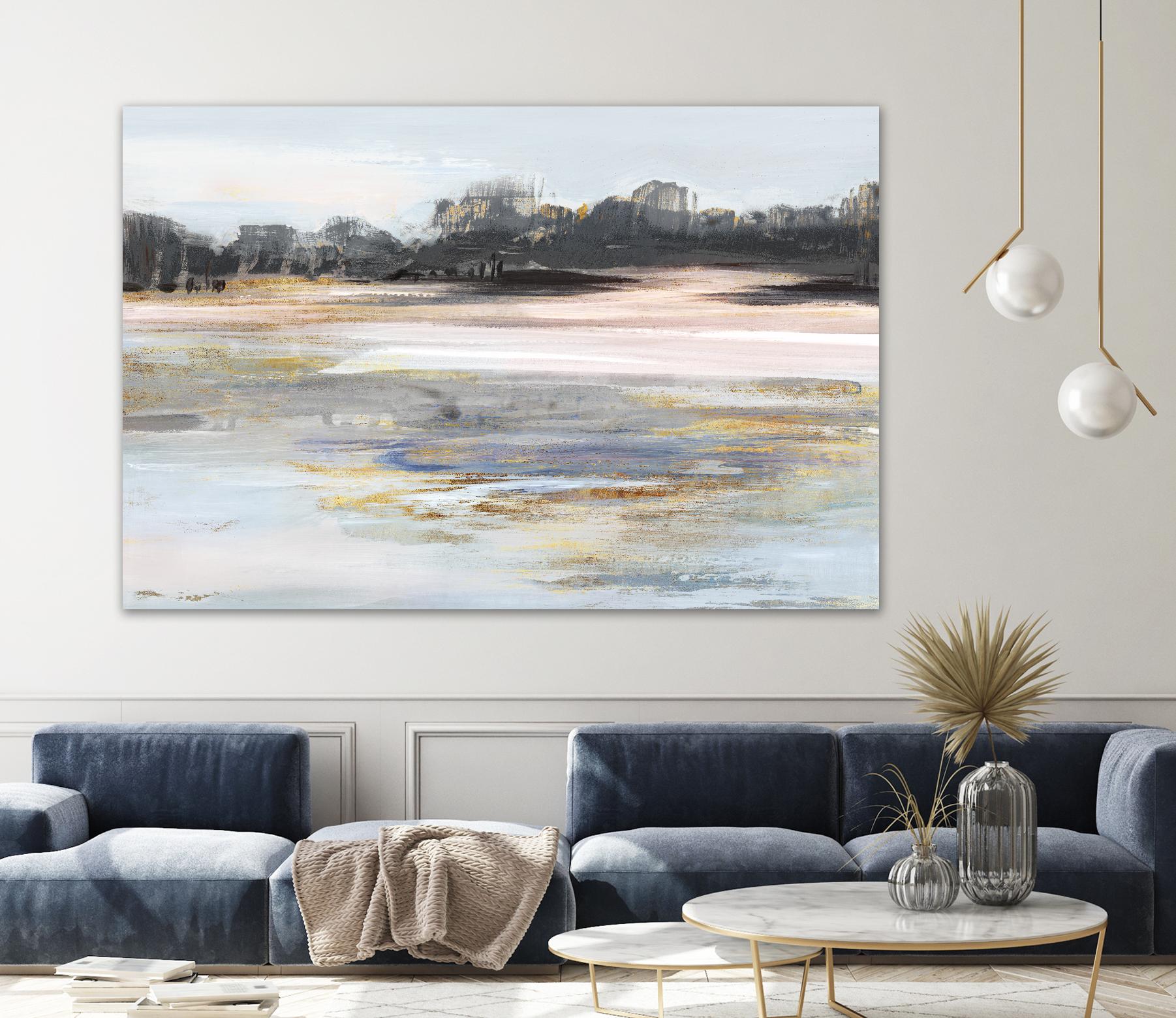 Organic Field II by Valeria Mravyan on GIANT ART - black landscape