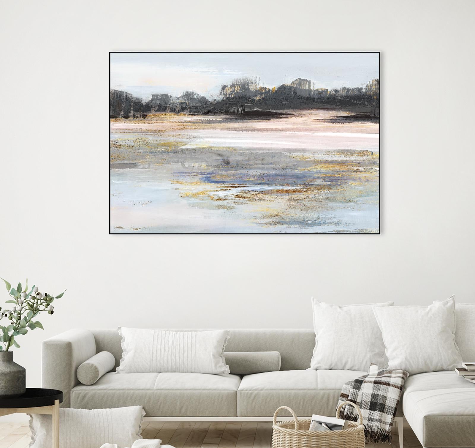 Organic Field II by Valeria Mravyan on GIANT ART - black landscape