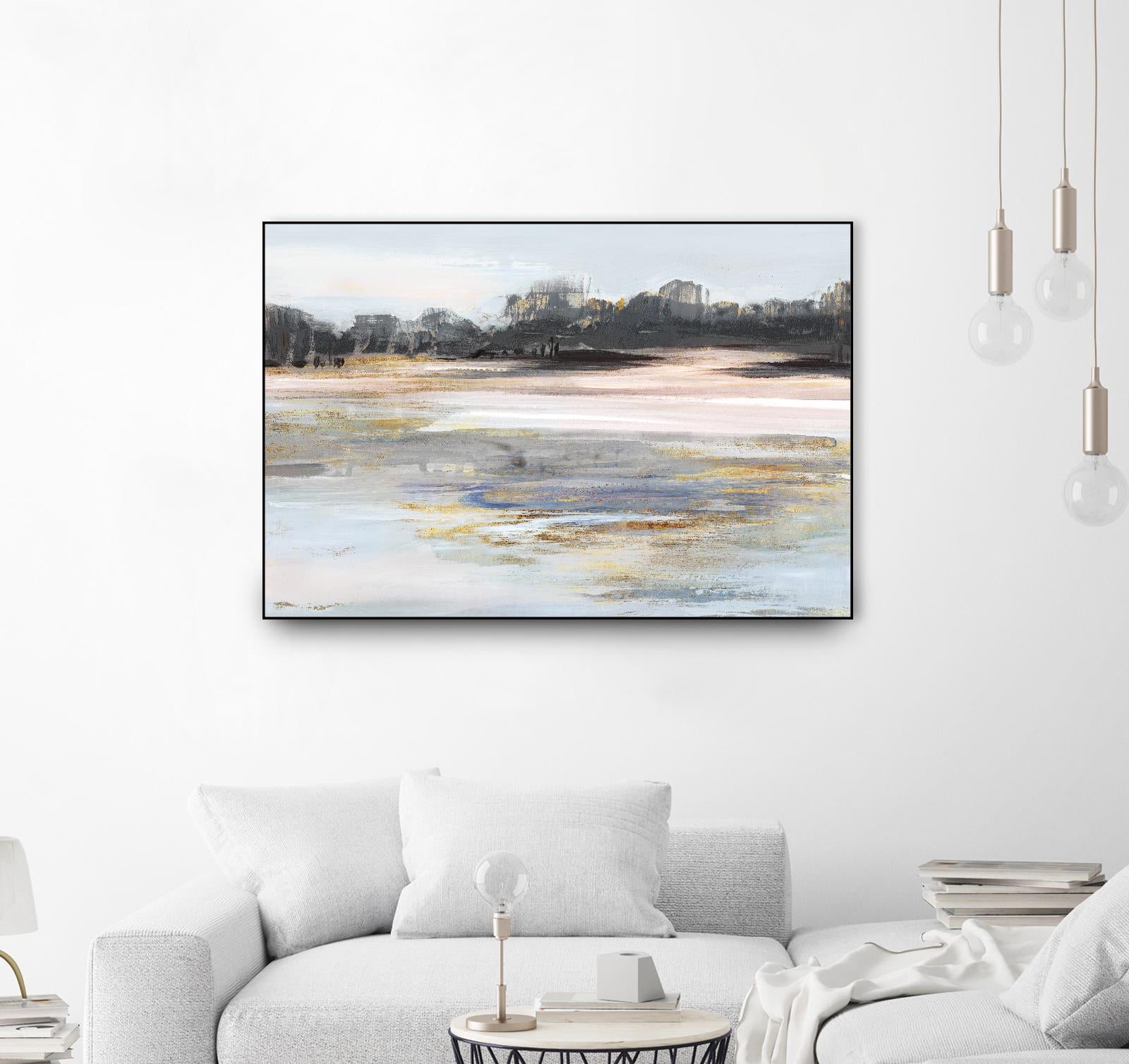 Organic Field II by Valeria Mravyan on GIANT ART - black landscape