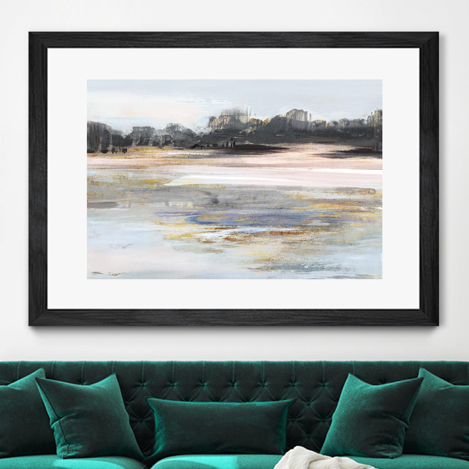 Organic Field II by Valeria Mravyan on GIANT ART - black landscape