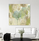 Teal Forest I by Valeria Mravyan on GIANT ART - beige abstract