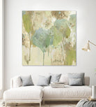 Teal Forest I by Valeria Mravyan on GIANT ART - beige abstract