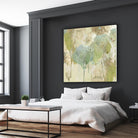 Teal Forest I by Valeria Mravyan on GIANT ART - beige abstract