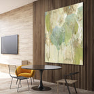 Teal Forest I by Valeria Mravyan on GIANT ART - beige abstract