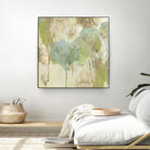 Teal Forest I by Valeria Mravyan on GIANT ART - beige abstract