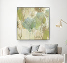 Teal Forest I by Valeria Mravyan on GIANT ART - beige abstract