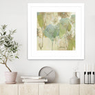 Teal Forest I by Valeria Mravyan on GIANT ART - beige abstract