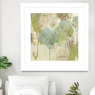 Teal Forest I by Valeria Mravyan on GIANT ART - beige abstract