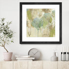 Teal Forest I by Valeria Mravyan on GIANT ART - beige abstract