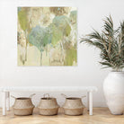 Teal Forest I by Valeria Mravyan on GIANT ART - beige abstract