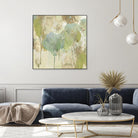 Teal Forest I by Valeria Mravyan on GIANT ART - beige abstract