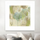 Teal Forest I by Valeria Mravyan on GIANT ART - beige abstract