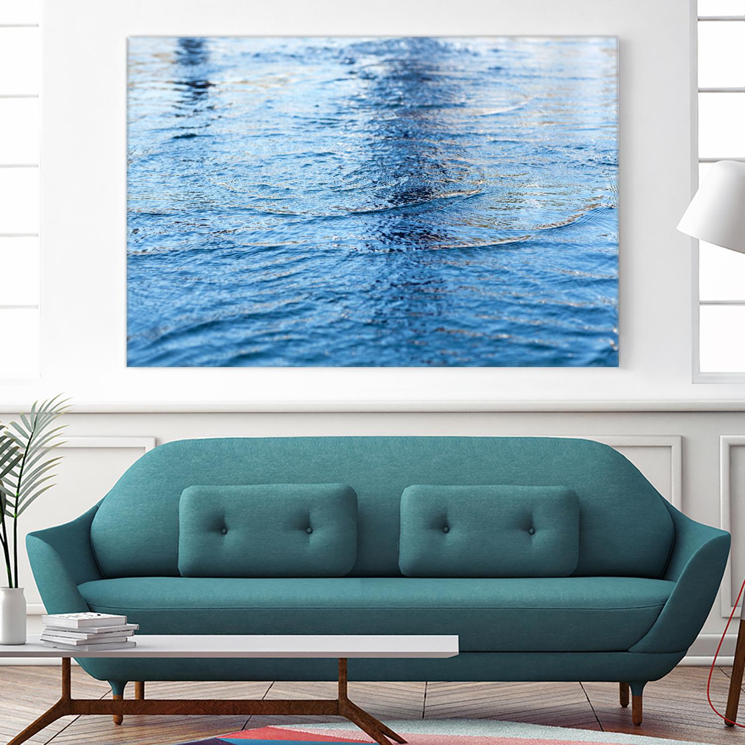 Reflections IV by Lily Mournier on GIANT ART - white sea scene