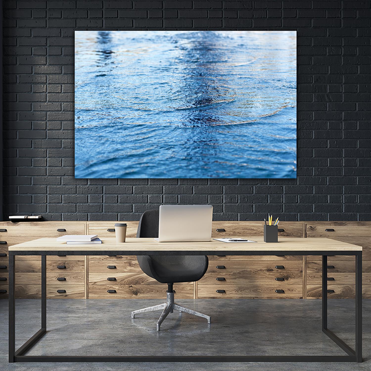 Reflections IV by Lily Mournier on GIANT ART - white sea scene