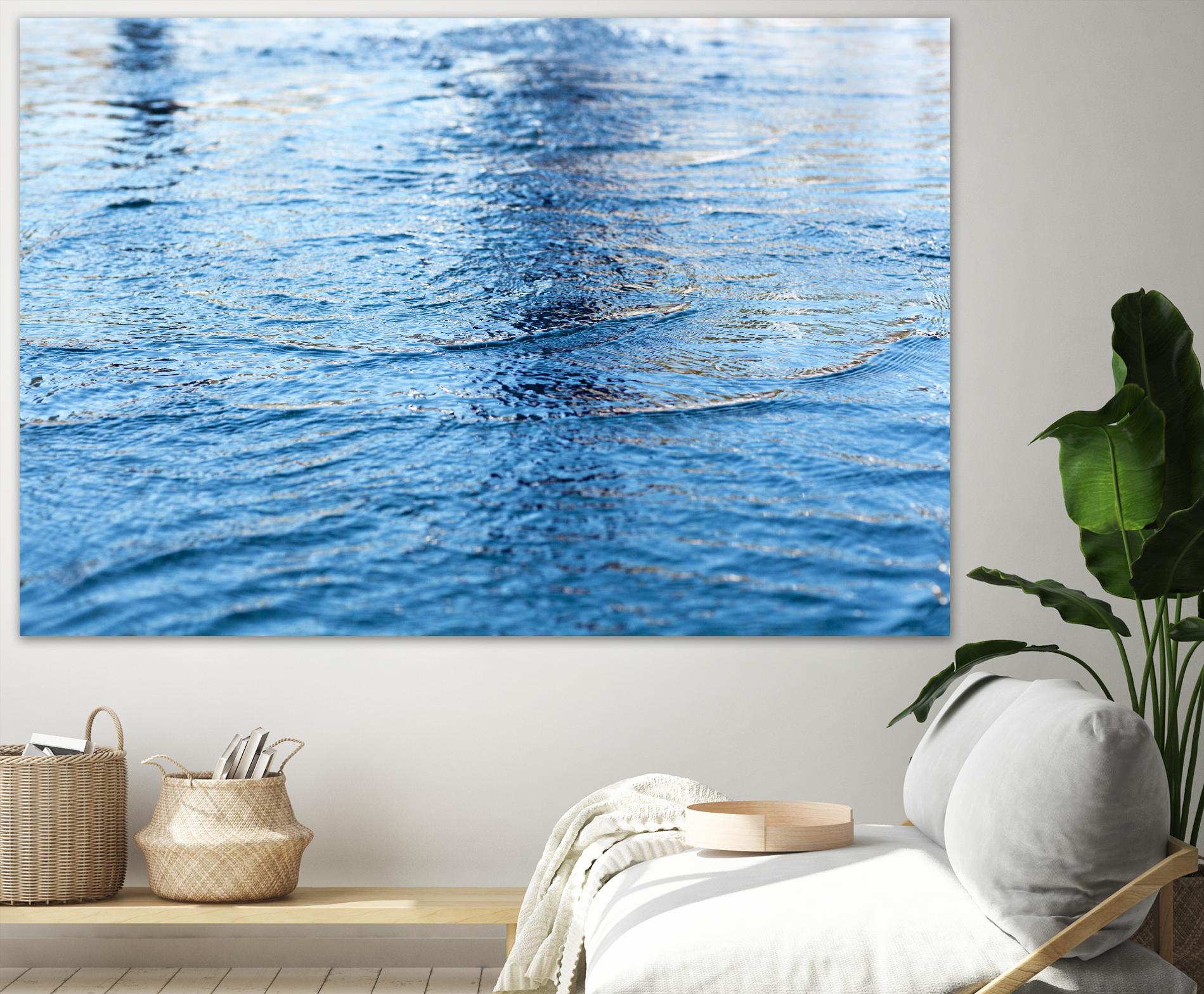 Reflections IV by Lily Mournier on GIANT ART - white sea scene