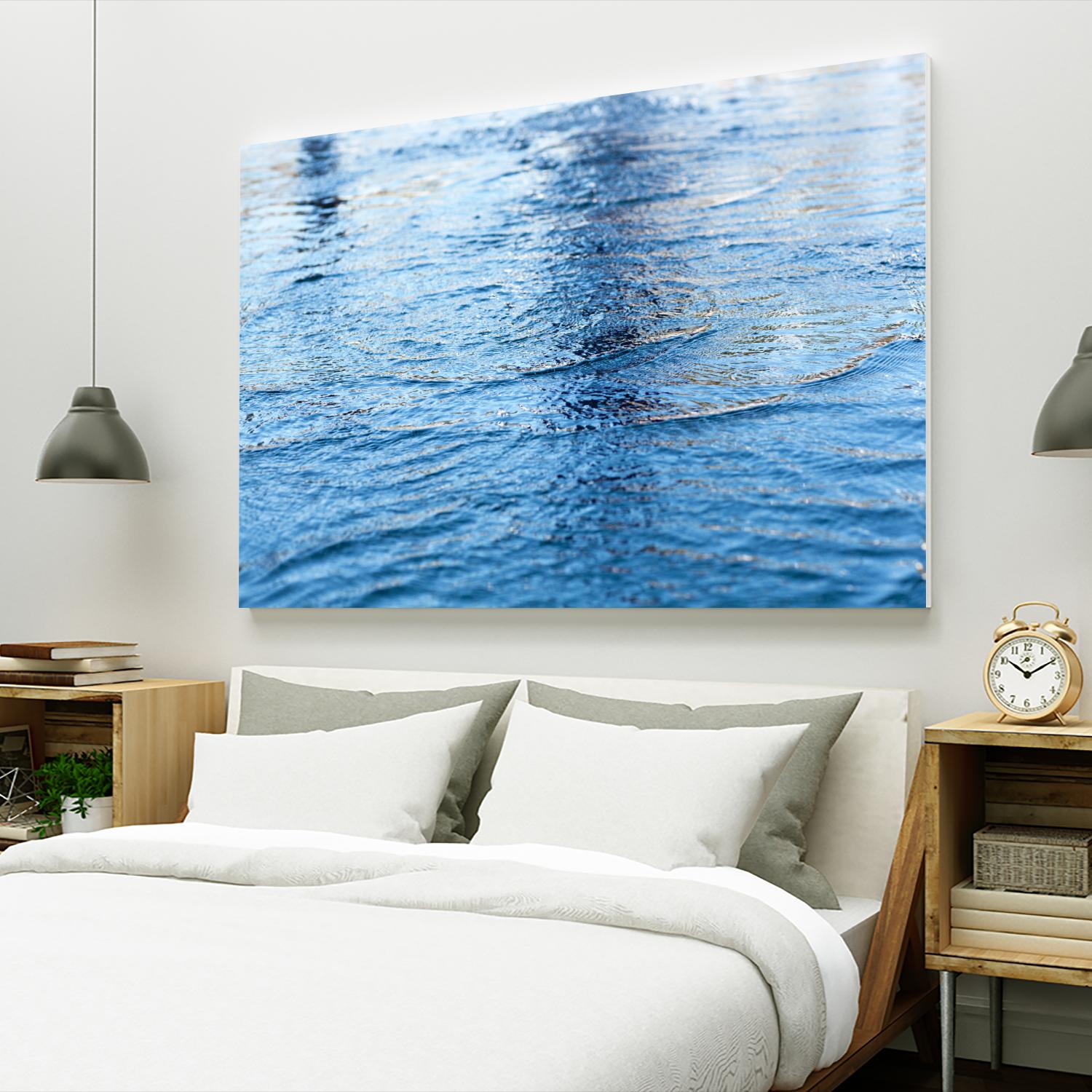 Reflections IV by Lily Mournier on GIANT ART - white sea scene