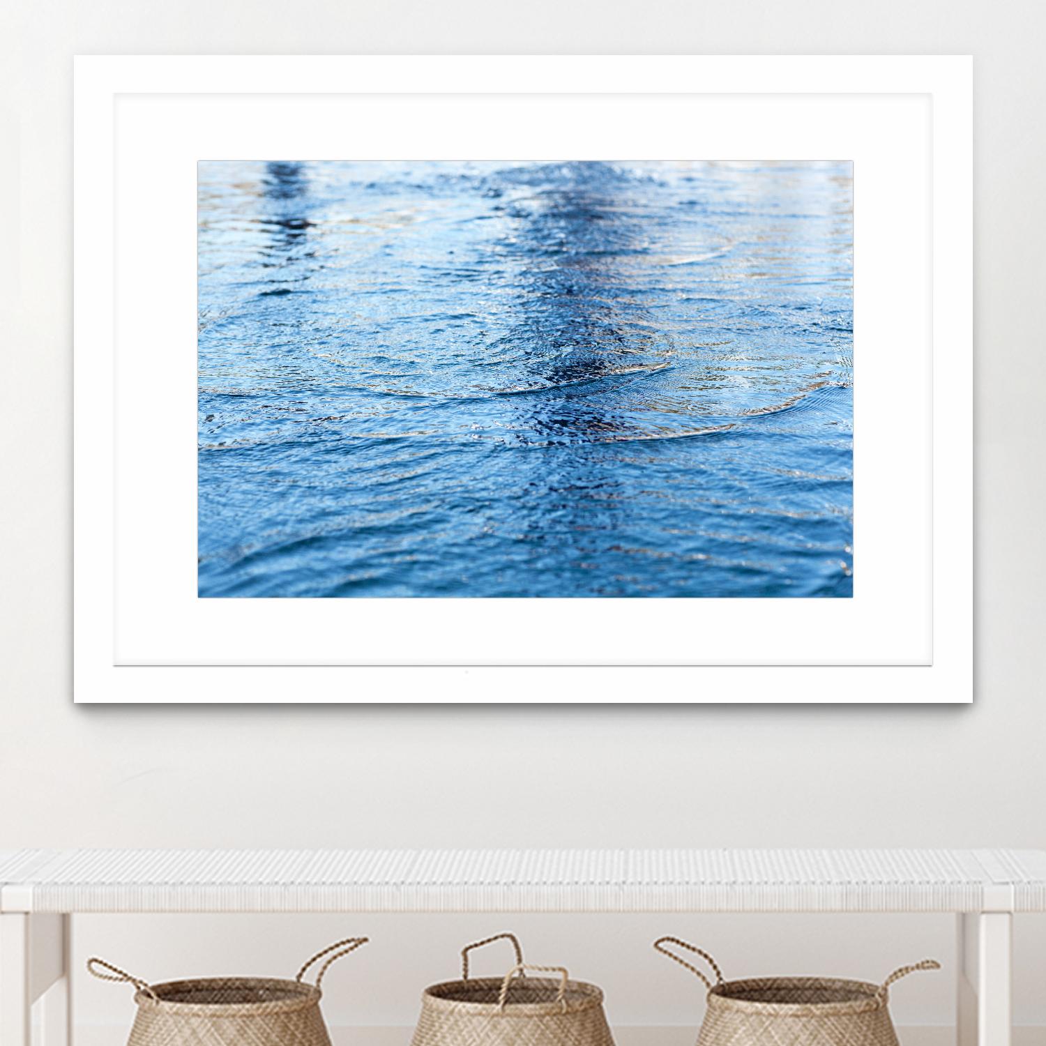 Reflections IV by Lily Mournier on GIANT ART - white sea scene