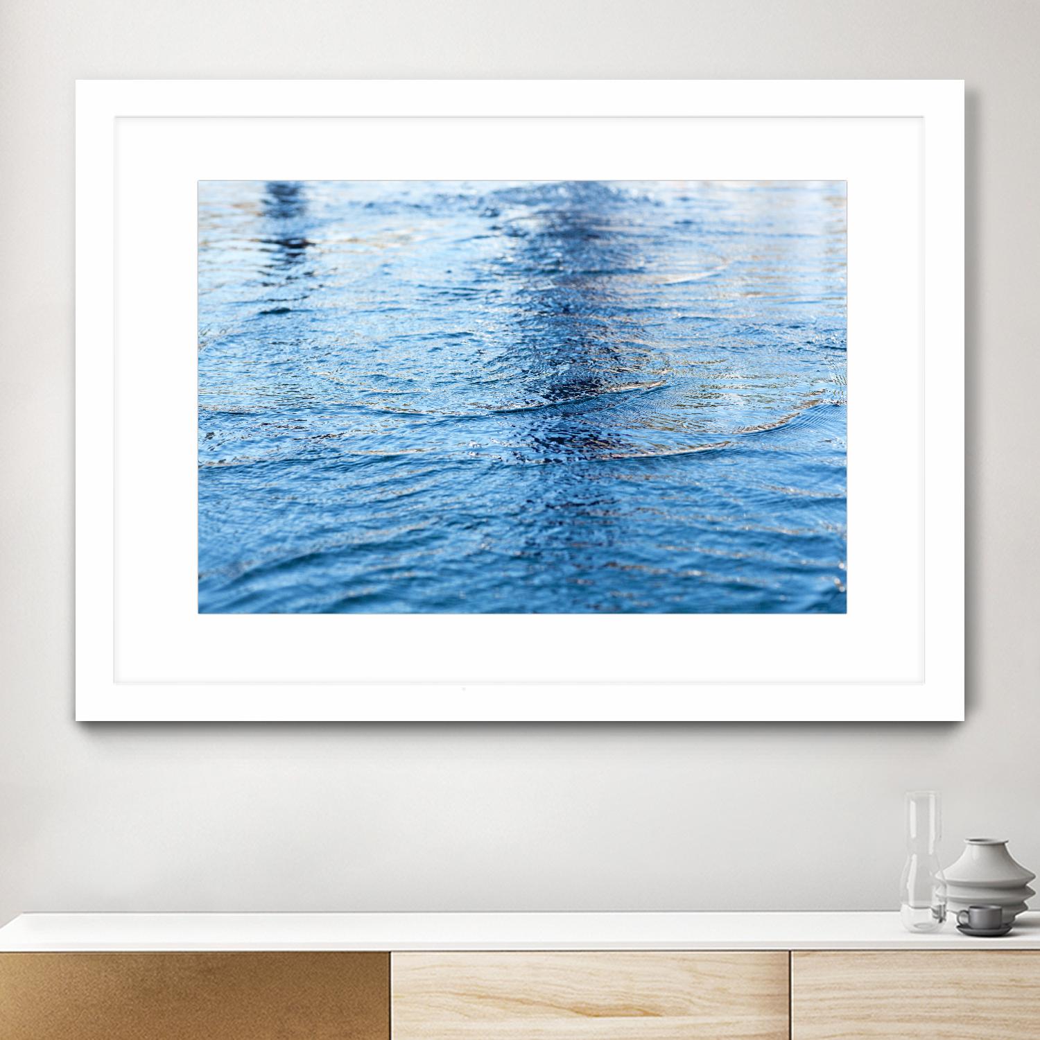 Reflections IV by Lily Mournier on GIANT ART - white sea scene