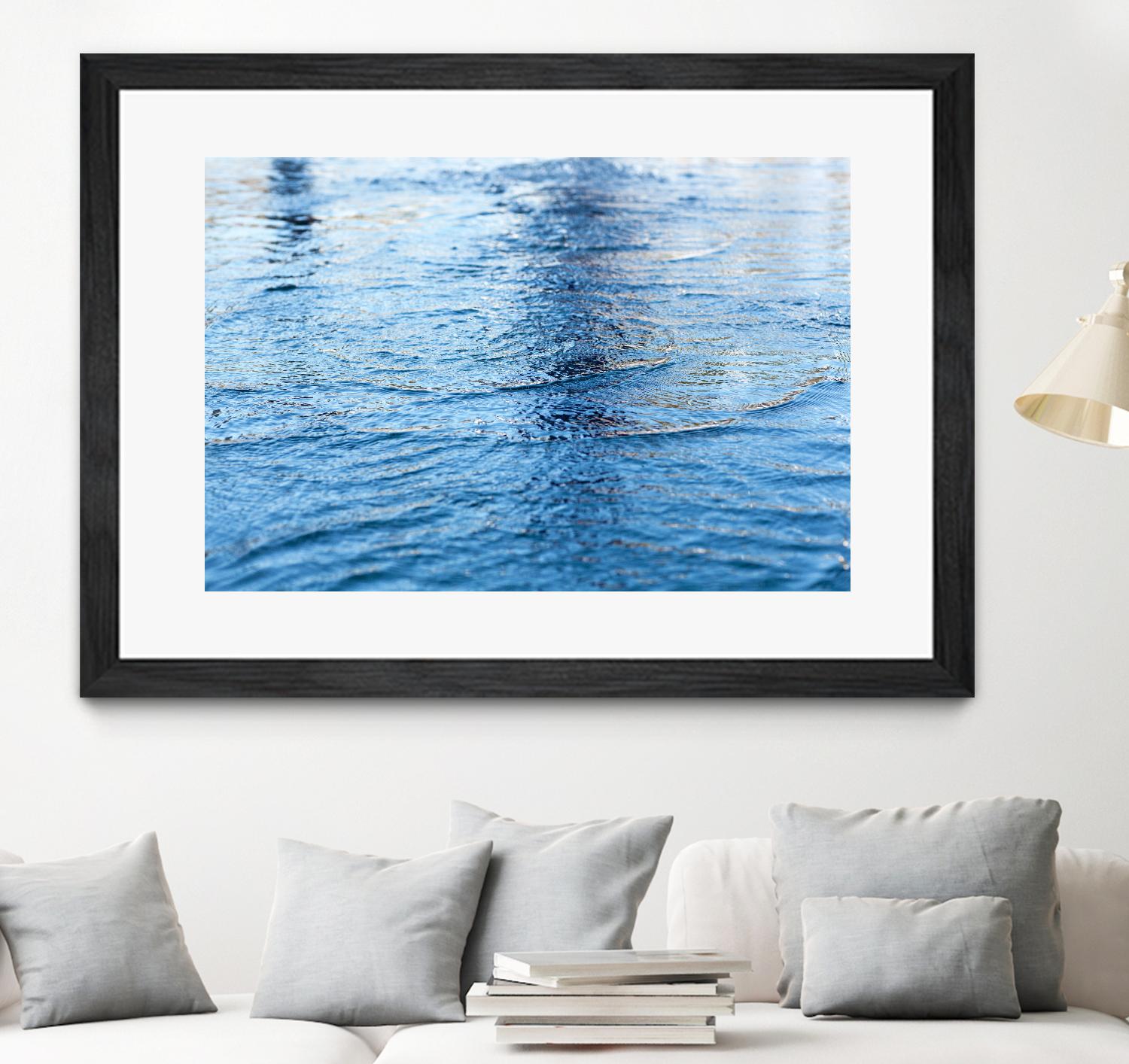 Reflections IV by Lily Mournier on GIANT ART - white sea scene