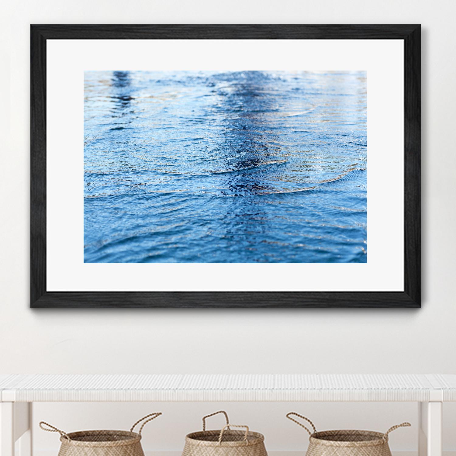 Reflections IV by Lily Mournier on GIANT ART - white sea scene