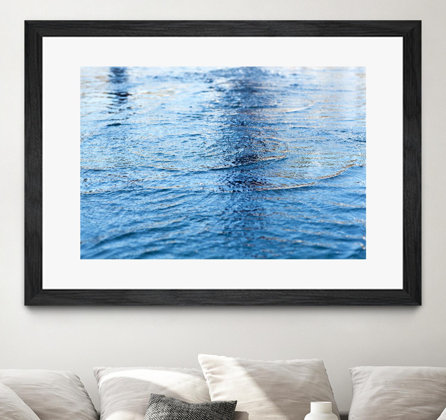 Reflections IV by Lily Mournier on GIANT ART - white sea scene