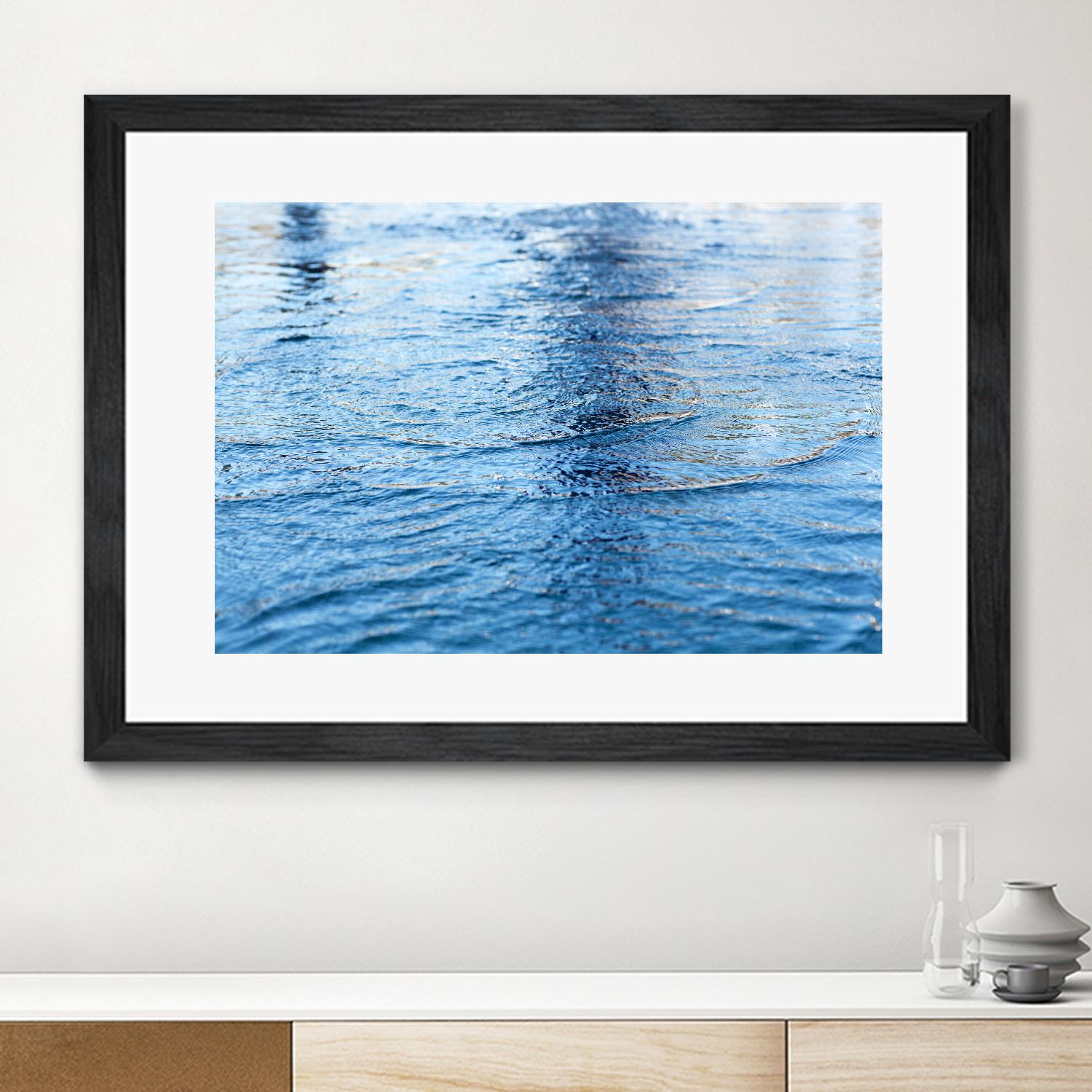 Reflections IV by Lily Mournier on GIANT ART - white sea scene